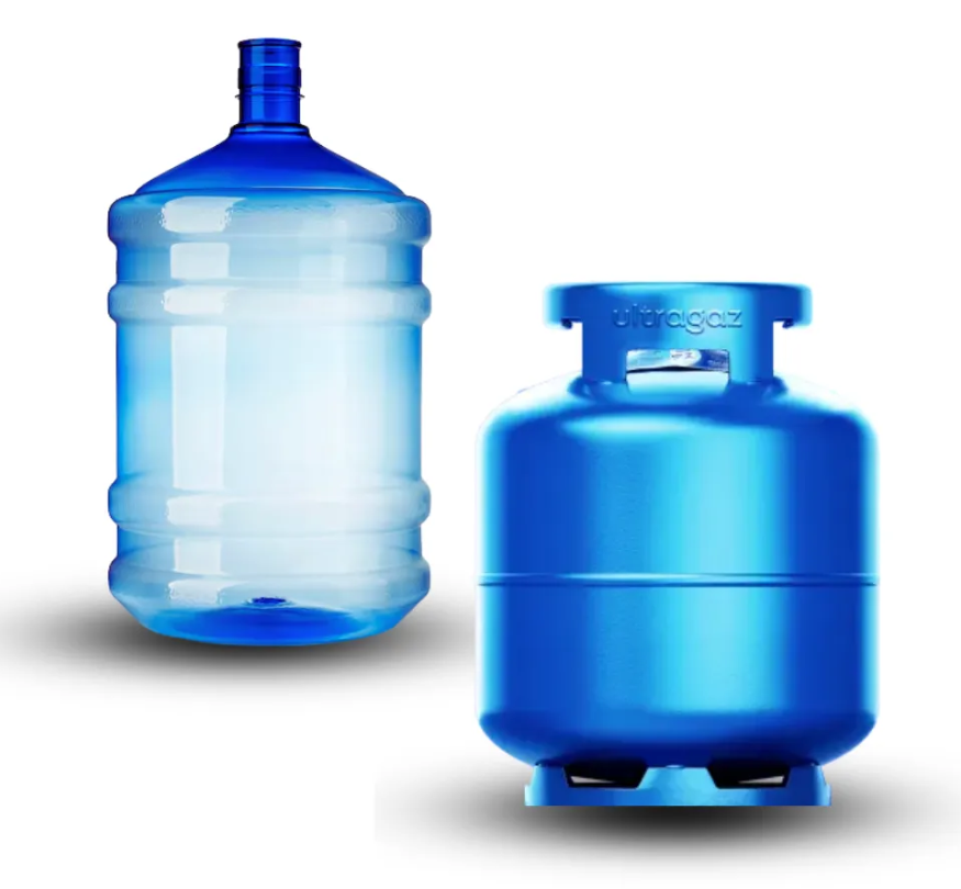 KIT 1 Botijão 13 KG - 1 Galão Água 20L 